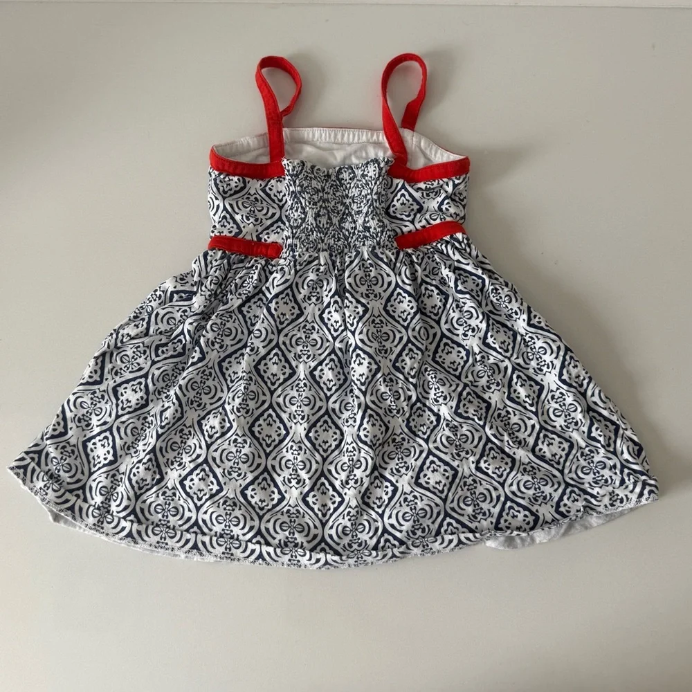 NAUTICA Red, White and Blue Tank Dress Size 4T